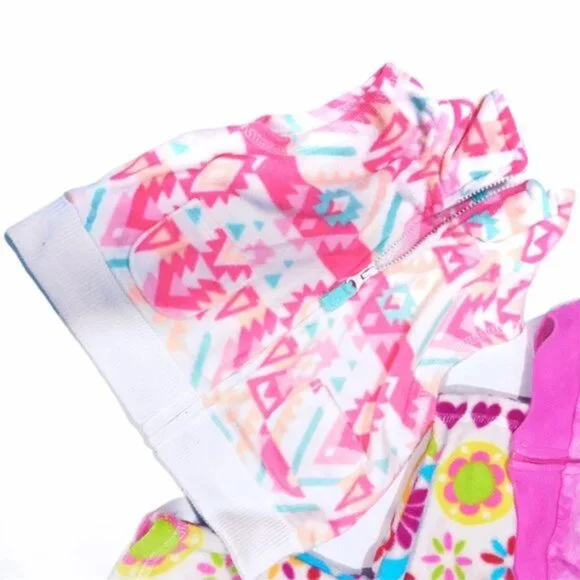 Lot of 3 kids fleece sweaters Sz 6 M - Picture 13 of 15